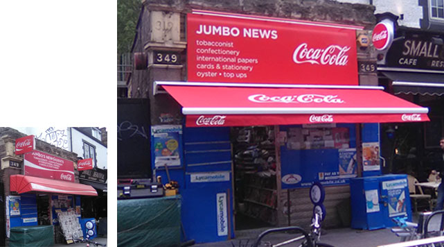 Coca-Cola Shop front