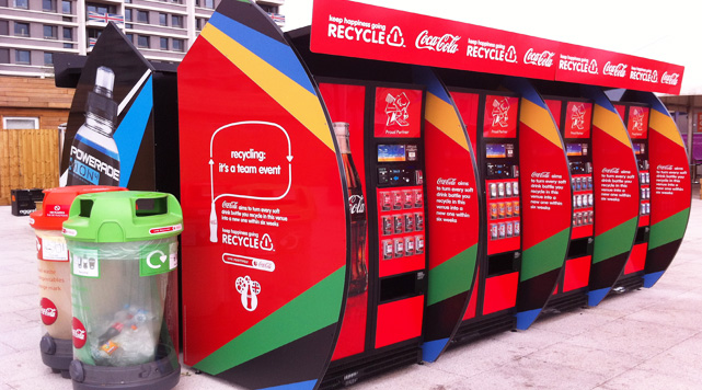 Olympic Vending Machine Advertising