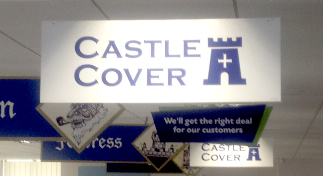 Castle Cover office graphics