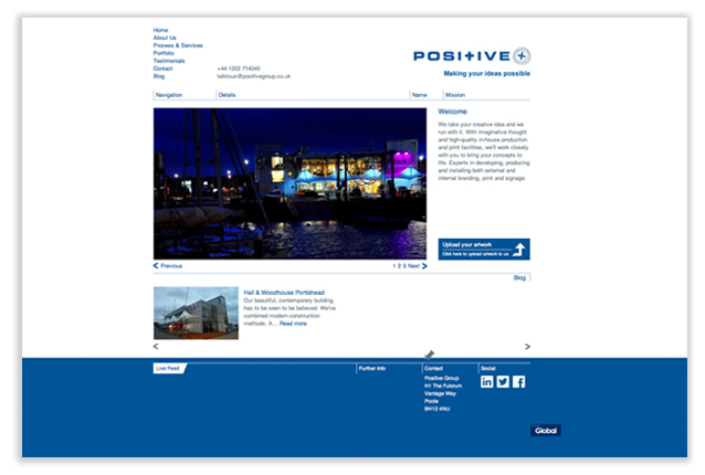 Positive Website Blog Image