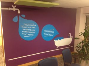 Digital printed vinyl wall graphics